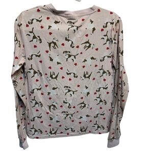 Dogcore Pajamas set Women's Medium Pink Novelty Print Cozy Soft Girl Sleepwear